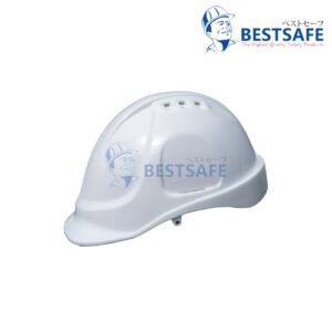 หมวกเซฟตี้ปรับหมุนแบบมีรูระบายอากาศ พร้อมสายรัดคาง 4 จุด รุ่น BSH02
